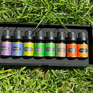 Aromatherapy 8 pack essential oils