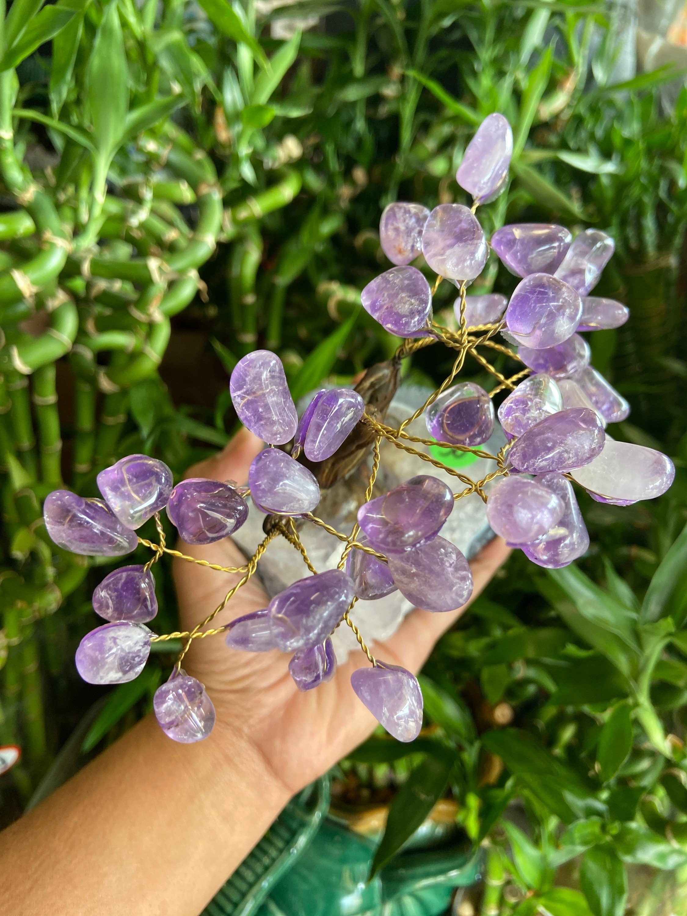 Amethyst Tree on Amethyst Base Etsy