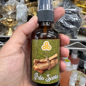 Botella de spray de palo santo