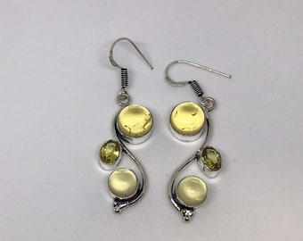 Lemon Quartz Earring