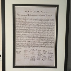 declaration of independence, historic document, 1776, american history, history, founding fathers, john hancock, vintage reproduction, image 5
