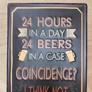 funny beer signs, beer gifts for Dad, home bar decor, 21st birthday gift for him, man cave wall art, alcohol gifts for men, bachelor pad