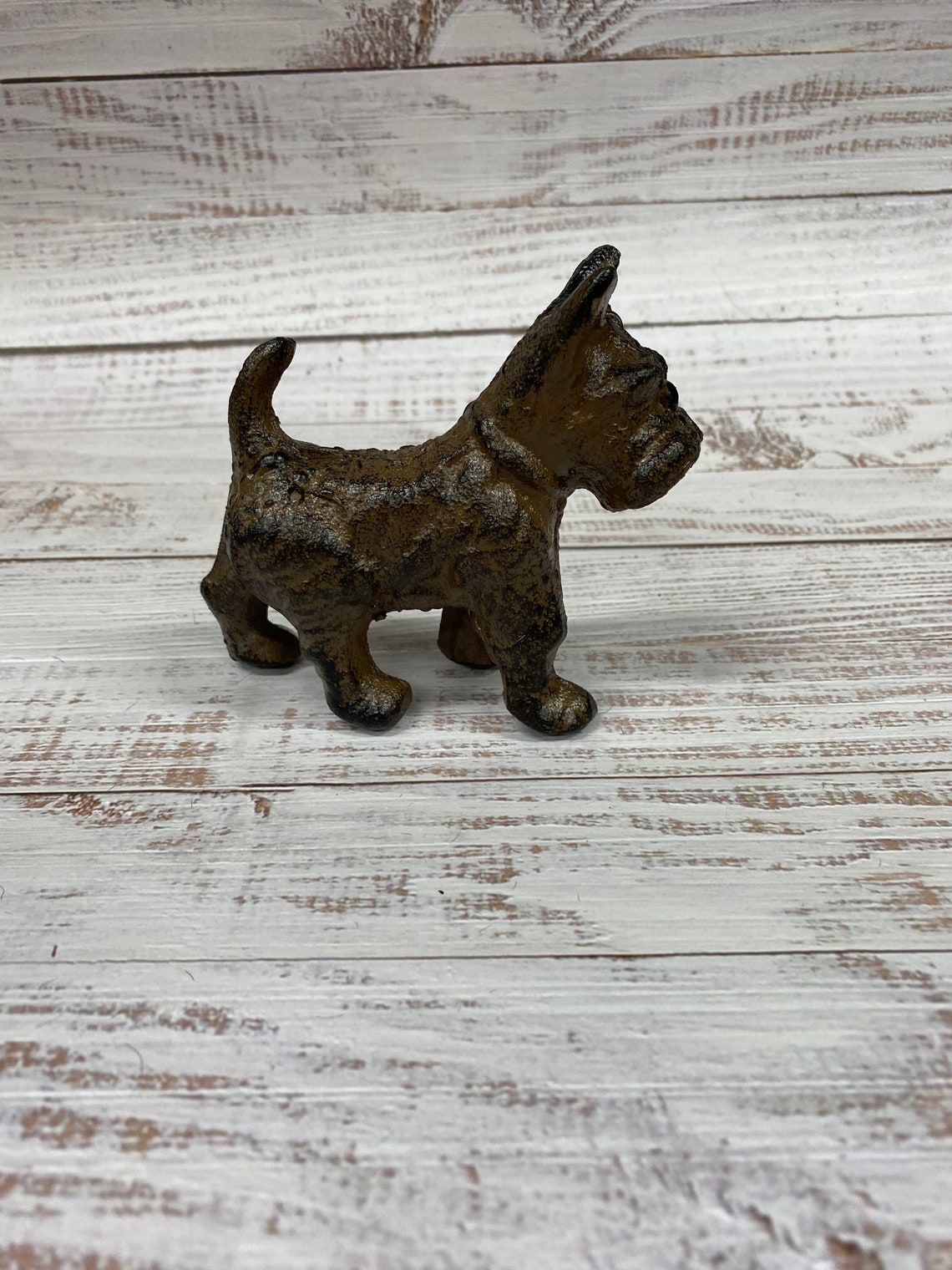 Cast iron scottie statue scottie decor scottie dad scottie | Etsy