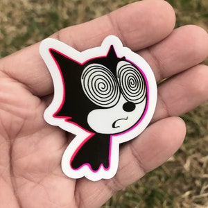 Felix Cat Sticker - Stickers Laptop - Stickers for Hydroflask - Car Decals