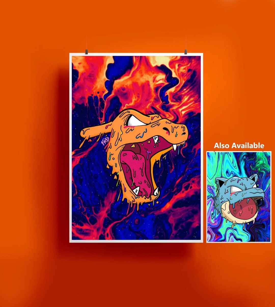 Charizard Charizard Poster Pokemon Art Wall Art Wall Decor Pop Art ...