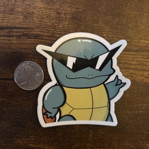 Squirtle Squad - Pokemon Stickers - Stickers Laptop - Stickers for Hydroflask 3 inch Full Sticker