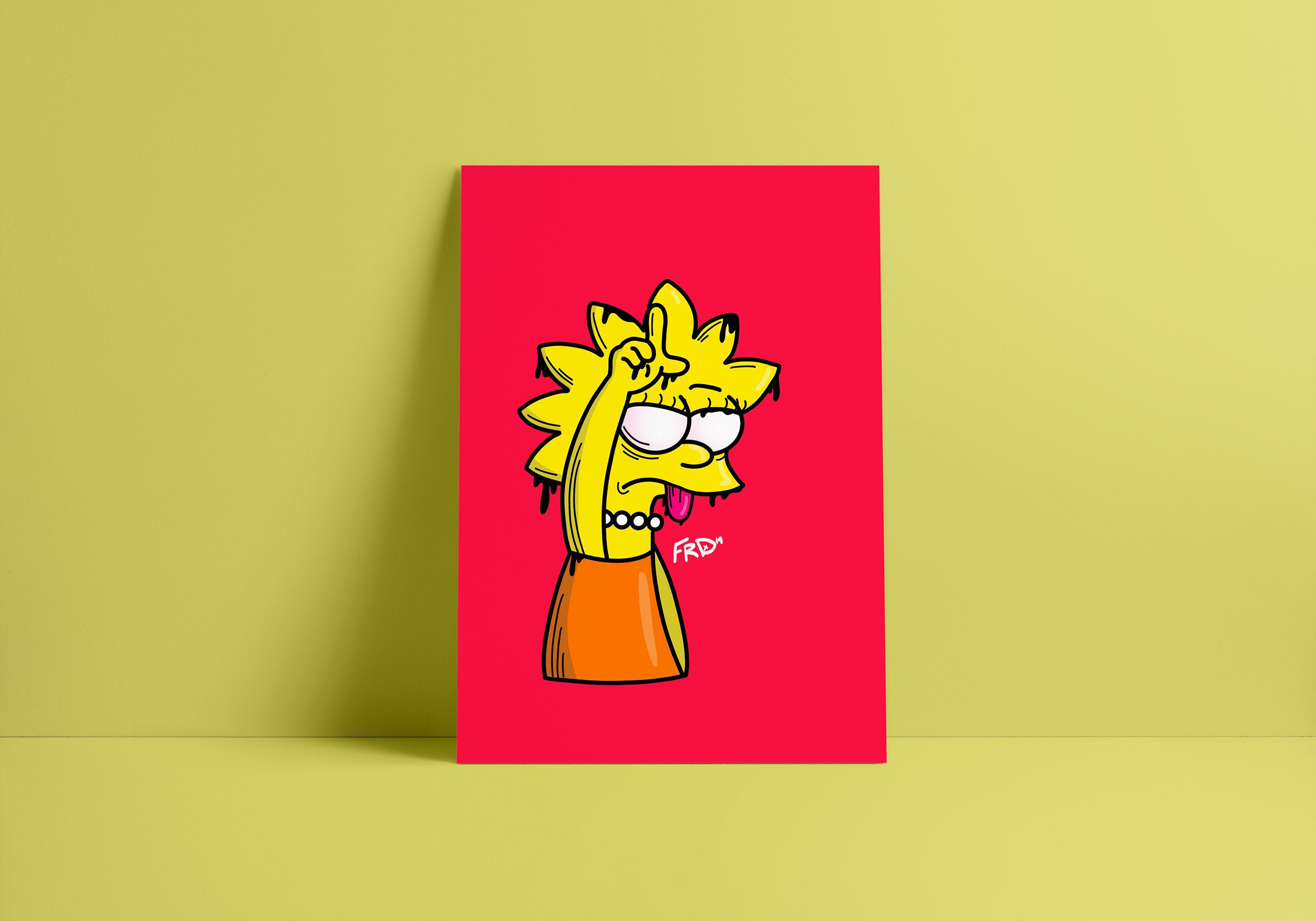 Lisa loser Print the Simpsons Print the - Etsy Ireland