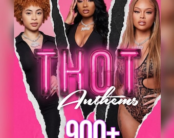 Thot Anthems | Hip Hop Music | DJ Music Pack | 900+ Tracks | Music Collection | Twerk | Club Music | Party Starter | Digital Download
