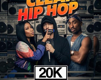 Clean Hip Hop Collection / Club Hip Hop Music / Collection for DJ's / DJ Party / Serato /  Record Pool / Party Music / Prom Dance