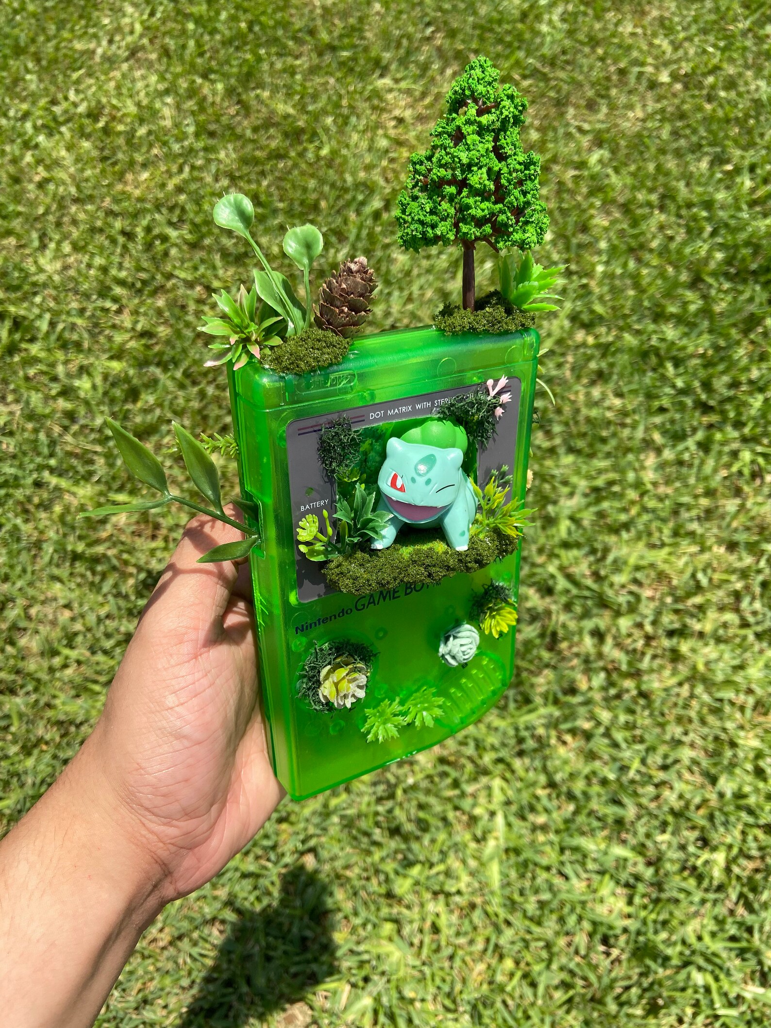 Bulbasaur Gameboy Terrarium Pokemon Terrarium Etsy