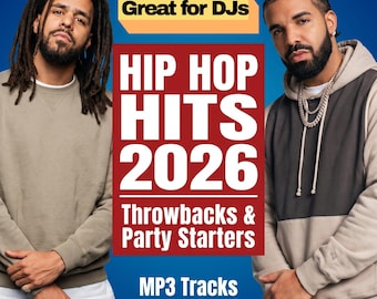 DJ Hits Library / 6000+ Tracks 2024- 2025 / Party Essentials / Ready to Play Package / Hip Hop - R&B Essentials