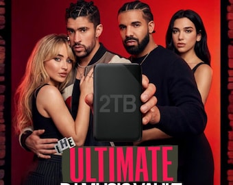 2TBの大容量DJコレクション / 20万曲以上 / パーティー必需品 / 2025 / イベント / クラブ / DJミュージッククレート