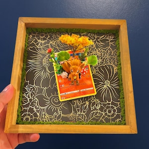 Vulpix Card Terrarium / Pokemon Terrarium / Pokemon Go / Pokemon Cards / cool gift  / Anime Gifts / gifts for him / game room