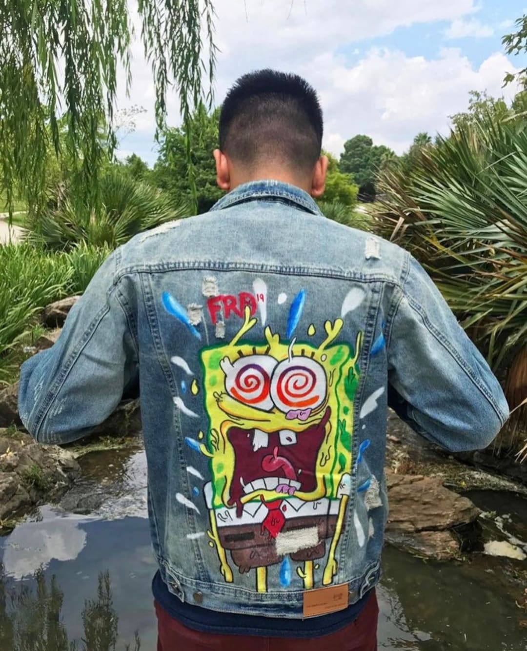 HAND-PAINT DENIM JACKET｜amok｜STADIUM ONLINE SHOP