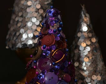 Charming Handmade Amethyst Themed Mini Tree