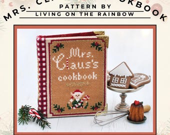 LivingOnTheRainbowのクリスマスブックSAL用装飾パック クロスステッチコテージコアエルフ3Dブックオリジナル