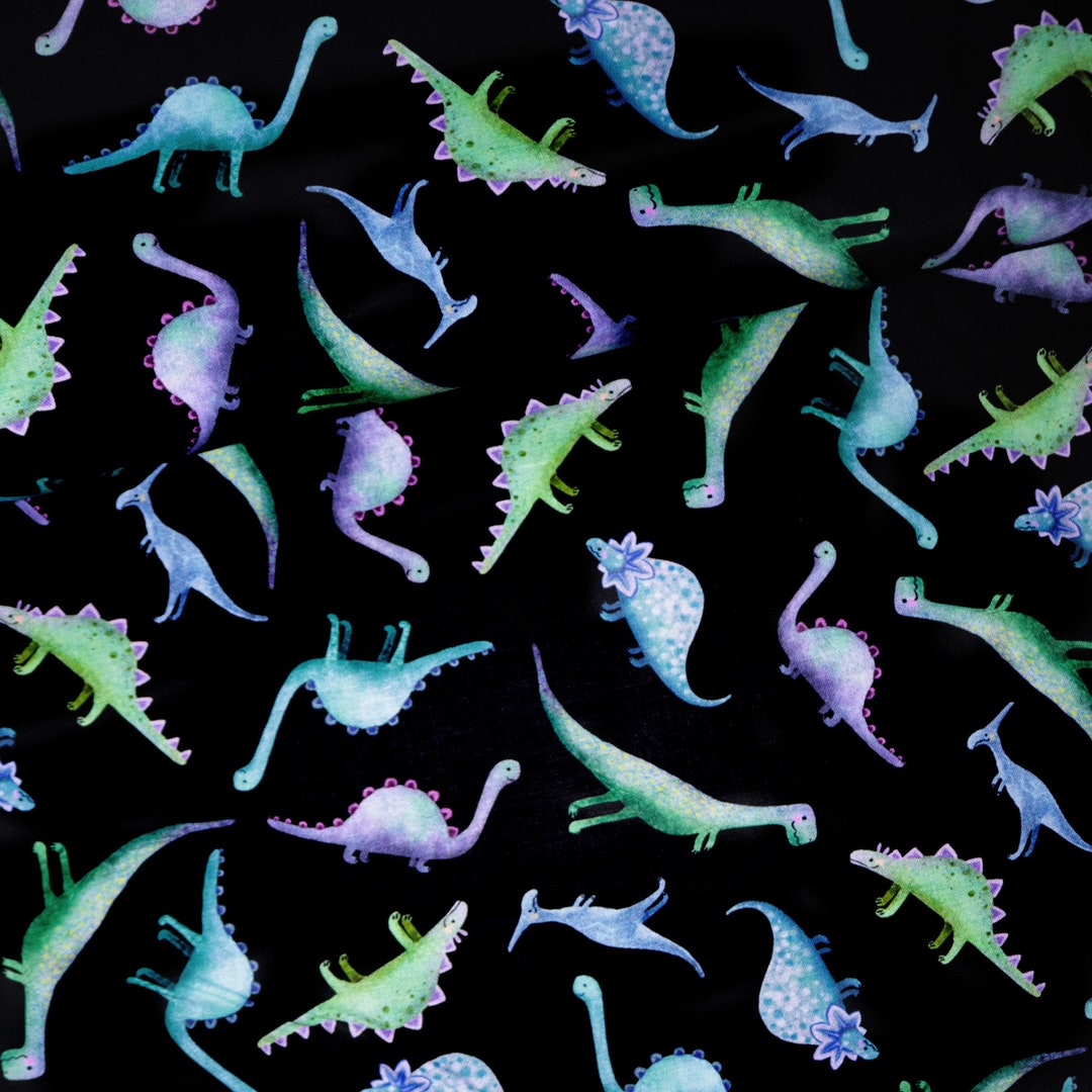Cotton Fabric Pastel Dinosaur Dino Sweet Timeless Treasures Woven ...