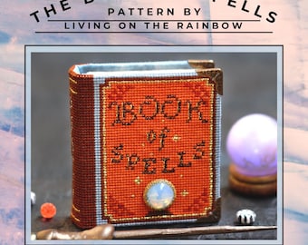 Embellishment Pack for the Spells Book by LivingOnTheRainbow Cross Stitch Magical Halloween Original