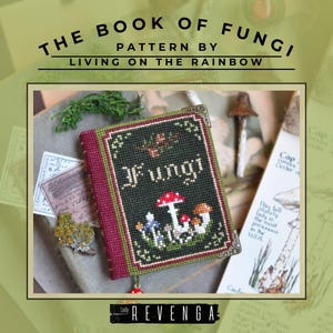Embellishment Pack for the Fungi Book SAL by LivingOnTheRainbow Cross Stitch Cottage Core