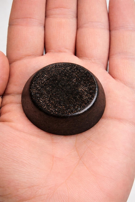 Orgonite Tower Busters | Black Sun Orgone Pucks with Shungite and Copper |  Desk and Shelf Decor