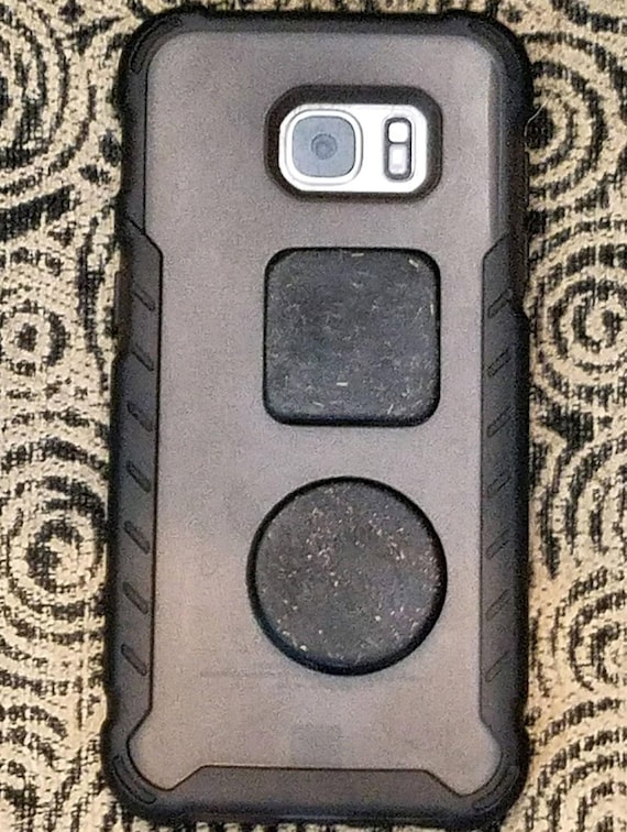 Black Sun Orgonite Cell Phone EMF Shield – Circle or Square