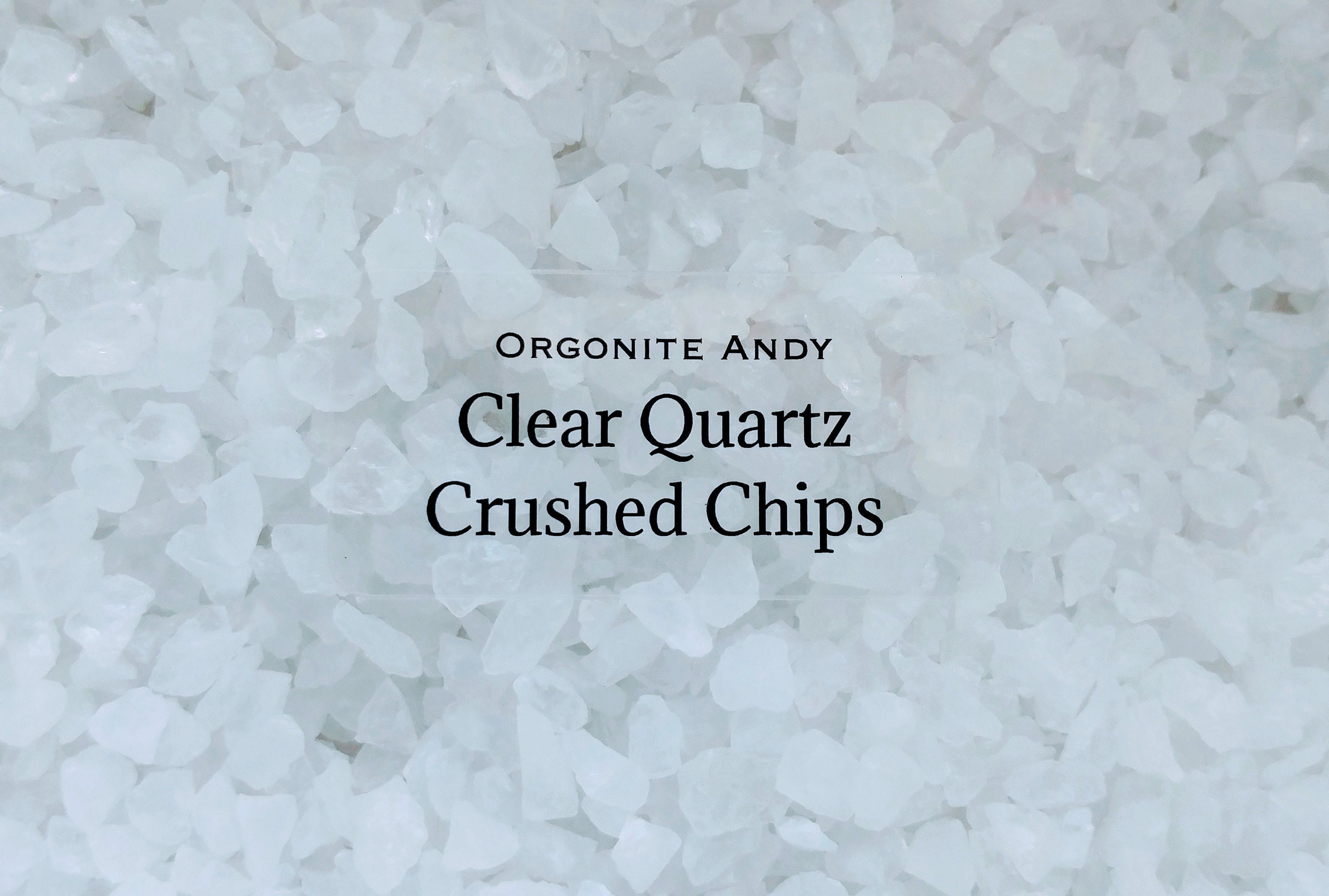 Clear Quartz Crushed Chips Raw Crystal Gemstone Rough Granules