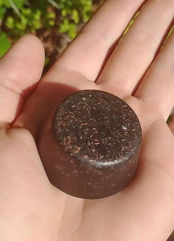 Orgonite Tower Busters | Black Sun Orgone Pucks with Shungite and Copper |  Desk and Shelf Decor