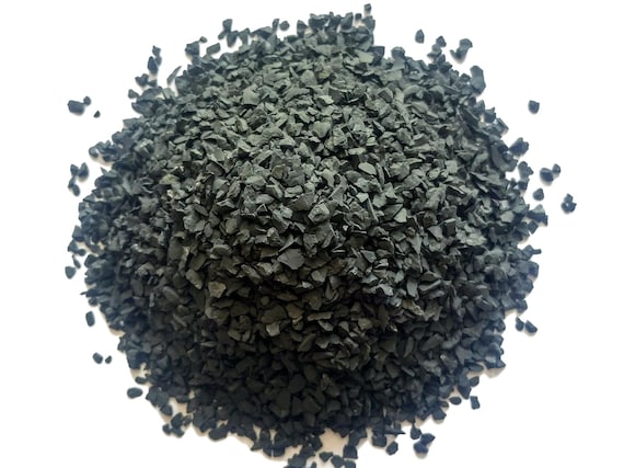 Black Shungite Crushed Chips – Authentic Russian Stone, Crafts & Orgonite Supply