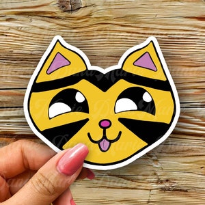 Handgezeichnet Tiger 2 oder 3 Zoll sterben Schnitt Aufkleber - Add-On Verschönerung - Laptop, Handy, Journal, Scrapbook, Fotoalbum, Wohnkultur - SOFORT VERSANDBEREIT