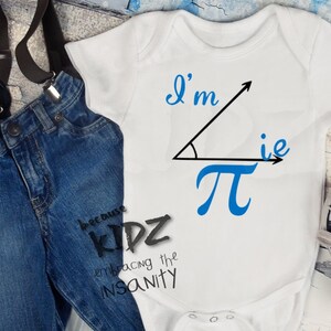 Cutie Pie - MATH Fun Infant Romper/ Bodysuit/ Creeper and READY to SHIP in 2 days with matching sibbling toddler t-shirt available