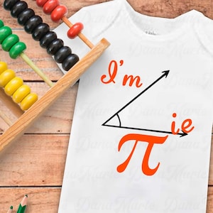 I&#39;m A Cutie Pie - Math Funny Baby, Infant Bodysuit/ Creeper/ Romper - Perfect Baby Shower Gift for New Mom, Teacher, etc. - READY to SHIP