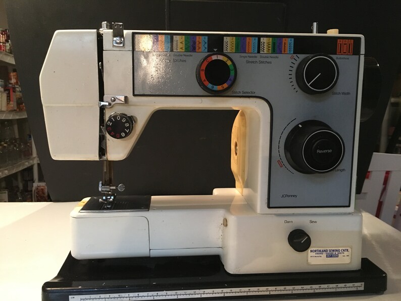 JC Penney Model 6940 Sewing Machine Needle and Slide Plate Etsy