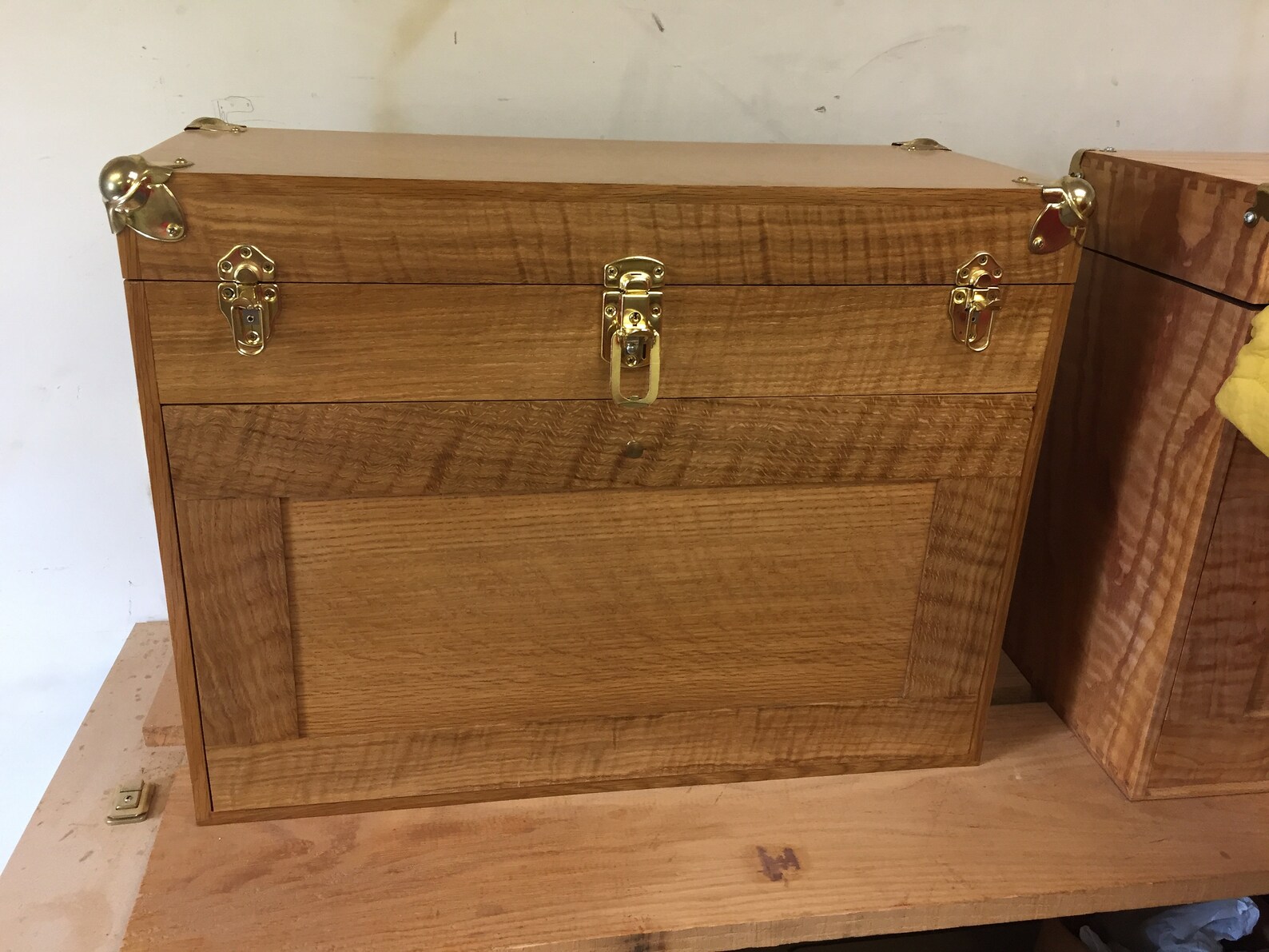 Sold Machinist tool box jewelry box Curly Oak Etsy