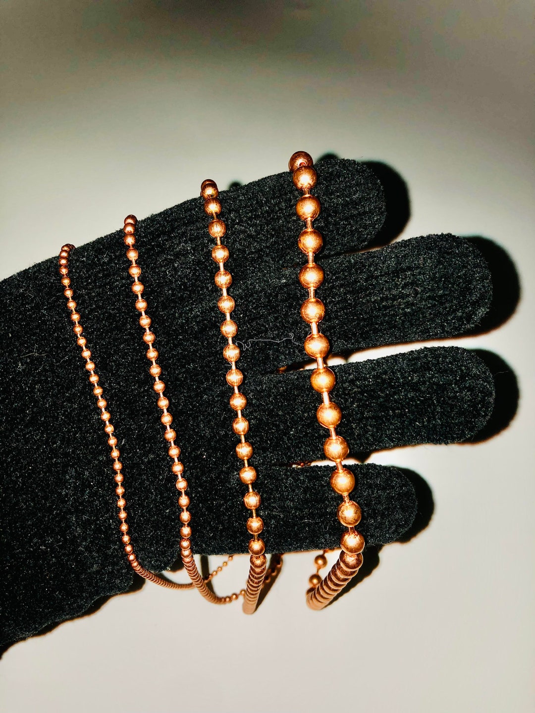 Copper Ball Chain Necklace 13 6.3mm Copper Jewelry Etsy