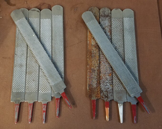 Old Rasps 5 Count -used Farriers Rasps, Old Steel 14