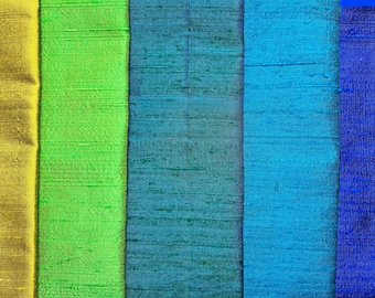 Dupion Shot Silk Pack - Lagoon