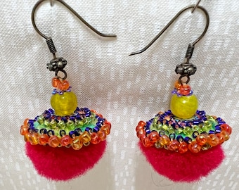 Pom-Pom Earrings Digital Pattern