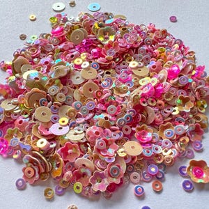 Sequins mixed pack - Pinks