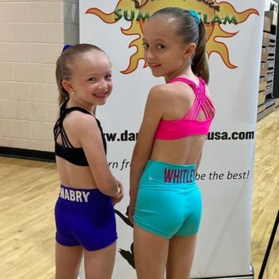 Dance Booty Shorts Custom Dancer Shorts Dance Studio Etsy
