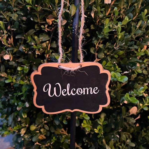 Hanging Chalkboard Sign Etsy