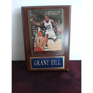 Vintage Grant Hill Basketball Player Plaque NBA