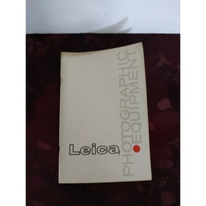 Leica Photographic Equipment Dealer Catalog Vintage 1957 Book Collectible