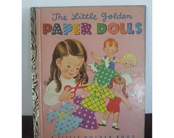 Vintage The Little Golden Paper Dolls 1951 A Little Golden Book AS IS