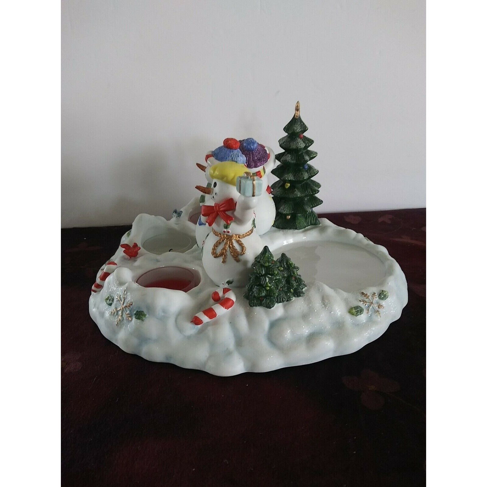Partylite Christmas Snowbell Tea Light Pillar Holder P7650 - Etsy