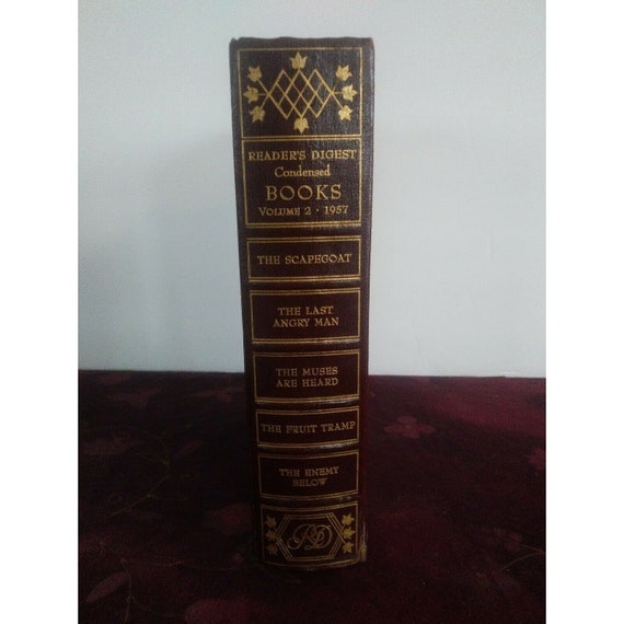 Readers Digest Condensed Books Vol 2 First Edition 1957 Vintage Book Decor  -  Canada