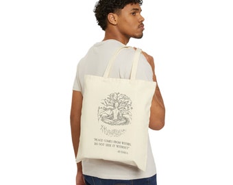 Cotton Canvas Tote Bag