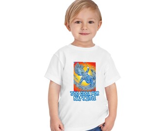Toddler Comic Tee, Funny X-Men Iceman T-Shirt, Too Cool for Naptime, Kids Superhero Shirt, Gift for Children, Baby superhero