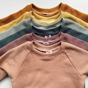 kid's organic cotton sweatshirt - handmade