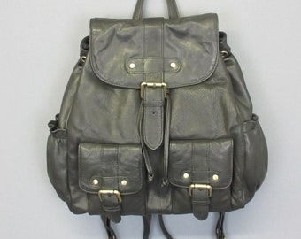 sorpresa leather backpack