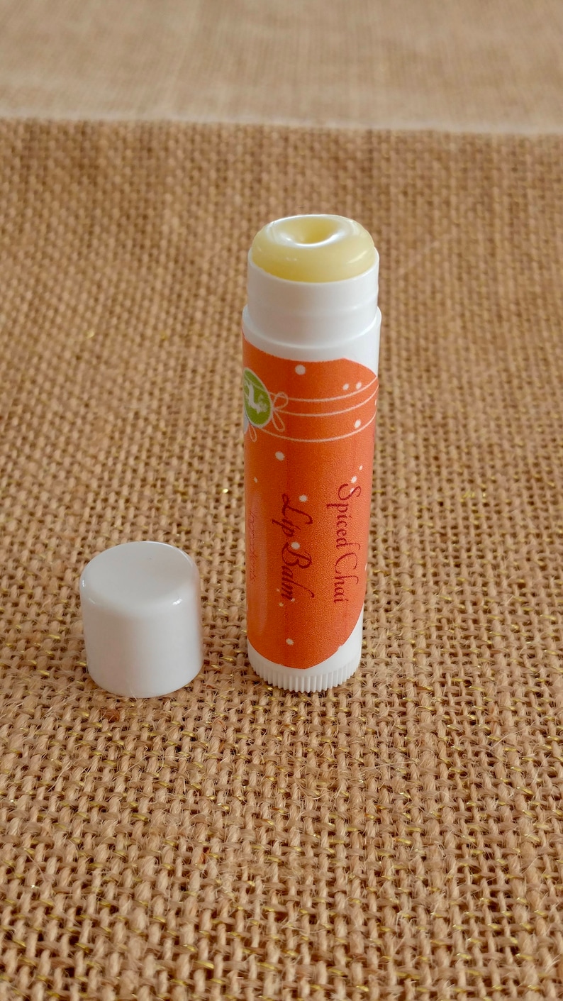 Natural Lip Balm With Beeswax, Coconut Oil, Cocoa Butter, Olive Oil
